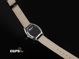 CHOPARD 蕭邦 16/2248 酒桶型 18K白金材質 <font color="#05f0f0">精鑲鑽石錶圈 羅馬數字銀白色面盤&nbsp;</font> 手動上鏈 33mm