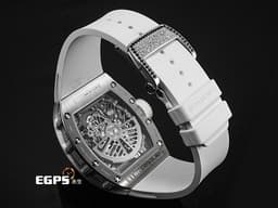 RICHARD MILLE 理查德•米勒 RM RM72-01 WG&nbsp;18K白金材質 <font color="#fafa01">極致完美工藝~</font><div><font color="#05f0f0">鏤空面盤 原廠鑲嵌</font><font color="#04f640">【SNOWFLAKE DIAMONDS】 "宛如雪花般的頂級鑽石" </font><font color="#05f0f0">雪花造型鑽石錶圈</font> <font color="#05f0f0">自製飛返計時機芯</font> <font color="#ff0000">2025年保單</font>&nbsp;自動上鏈 38.4 x 47.34mm</div>