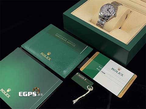 ROLEX 勞力士 DateJust 31 蠔式日誌型 178344 Meteorite 隕石面盤 原廠鑲嵌雪花鑽石外圈、時標&nbsp;DJ31 不鏽鋼 大三針&nbsp;2017年保卡 自動上鍊 31mm