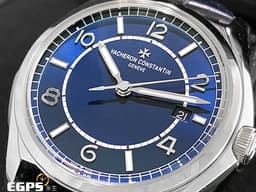 Vacheron Constantin 江詩丹頓 VC Fiftysix 4600E/000A-B487 不鏽鋼材質 皮帶款 經典 復古 <font color=#FF0000>最受歡迎的藍色面盤  2023年保單 台灣公司貨</font> 自動上鍊 40mm