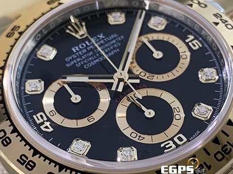 ROLEX 勞力士 Cosmograph Daytona 宇宙計時型 迪通拿 116503G 計時碼表 原廠鑽石時標、新款蝸形計時盤 2022年保卡 半金款 自動上鍊 40mm