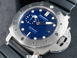 PANERAI 沛納海 Luminor Submersible 1950 PAM00692 <font color="#0d51bf">BMG-TECH 金屬玻璃材質 藍色面盤</font>&nbsp;PAM692 三日鍊 小秒針&nbsp;<font color="#ff0000">2020年台灣公司貨</font> 潛水錶 自動上鍊 47mm