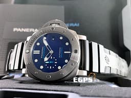 PANERAI 沛納海 Luminor Submersible 1950 PAM00692 <font color="#0d51bf">BMG-TECH 金屬玻璃材質 藍色面盤</font>&nbsp;PAM692 三日鍊 小秒針&nbsp;<font color="#ff0000">2020年台灣公司貨</font> 潛水錶 自動上鍊 47mm