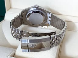 ROLEX 勞力士 Datejust 36 蠔式日誌型 126234 <font color="#6D8E23">橄欖綠色棕櫚葉面盤</font> 不鏽鋼 DJ36 經典三角坑紋錶圈 <font color="#FF0000">2023年 紀念型（Jubilee）五銖錶帶</font> 自動上鍊 36mm