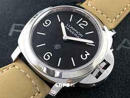 PANERAI 沛納海 LUMINOR BASE LOGO PAM1086 不鏽鋼材質 黑色面盤 三日鍊 PAM01086 <font color="#FF0000">2023年保卡&nbsp;</font>手上鍊 44mm