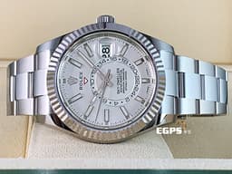 ROLEX 勞力士 Sky-Dweller 天行者 326934 年曆錶 兩地時區 不鏽鋼材質 <font color="#f7f7f7">白色面盤</font>&nbsp;<font color="#FF0000">2021年新式保卡</font>&nbsp;自動腕錶 42mm