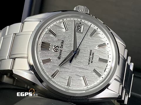 GRAND SEIKO 特級精工 GS 精工 Evolution 9系列 SLGH005 Hi-beat 高振頻 White Birch 白樺樹 以岩手縣精工高級時計工坊的白樺樹森林的木皮為靈感，展現與自然天地共生的永恆 不鏽鋼 2024年保單 自動上鍊 40mm