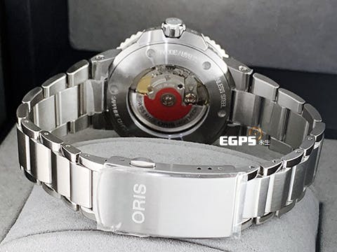 ORIS 豪利時 Aquis Date 時間之海 0173377664157 綠色陶瓷錶圈 綠色面盤 綠水鬼 不鏽鋼 2024年保單 潛水錶 自動腕錶 41.5mm