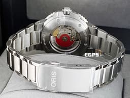 ORIS 豪利時 Aquis Date 時間之海 0173377664157 <font color=#009100>綠色陶瓷錶圈 綠色面盤 綠水鬼</font> 不鏽鋼 <font color=#FF0000>2024年保單</font> 潛水錶 自動腕錶 41.5mm