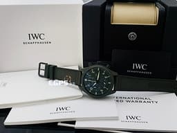 IWC 萬國 Pilot`s Chronograph Top Gun IW389106 海軍空戰部隊計時腕錶 <font color=#FF0000>Top Gun海軍空戰部隊特別版 「森林地」特別版 2022年保卡 台灣公司貨</font> <font color=#FFFF33> 
 IWC萬國錶首枚採用全新深綠色陶瓷錶殼的錶款 ! 年度限量製作1000枚～</font> 自動上鏈 44.5 mm