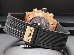 HUBLOT 宇舶 Big Bang Unico 大爆炸 441.OM.1181.RX 飛返 計時碼表&nbsp;<font color="#f3baa1">King Gold 王金材質 玫瑰金</font>&nbsp;黑陶瓷錶圈 鏤空面盤 <font color="#FF0000">2022年電子保單</font> 自動上鏈 42mm