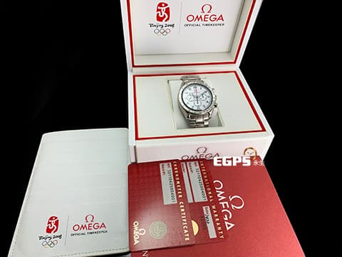 OMEGA 歐米茄 Speedmaster Olympic 超霸 Broad Arrow 32110425004001 經典闊箭指針 計時碼錶 不鏽鋼 奧運特別版 2024年保單  自動上鍊 42mm