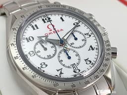 OMEGA 歐米茄 Speedmaster Olympic 超霸 Broad Arrow 32110425004001 <font color=#0080FF>經典闊箭指針</font> 計時碼錶 不鏽鋼 <font color=#FF0000>奧運特別版 2024年保單</font>  自動上鍊 42mm