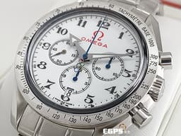 OMEGA 歐米茄 Speedmaster Olympic 超霸 Broad Arrow 32110425004001 <font color=#0080FF>經典闊箭指針</font> 計時碼錶 不鏽鋼 <font color=#FF0000>奧運特別版 2024年保單</font>  自動上鍊 42mm