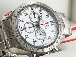 OMEGA 歐米茄 Speedmaster Olympic 超霸 Broad Arrow 32110425004001 <font color=#0080FF>經典闊箭指針</font> 計時碼錶 不鏽鋼 <font color=#FF0000>奧運特別版 2024年保單</font>  自動上鍊 42mm