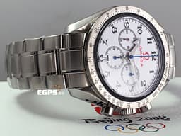 OMEGA 歐米茄 Speedmaster Olympic 超霸 Broad Arrow 32110425004001 <font color=#0080FF>經典闊箭指針</font> 計時碼錶 不鏽鋼 <font color=#FF0000>奧運特別版 2024年保單</font>  自動上鍊 42mm