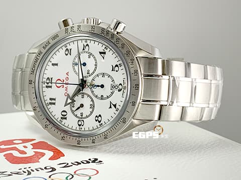 OMEGA 歐米茄 Speedmaster Olympic 超霸 Broad Arrow 32110425004001 經典闊箭指針 計時碼錶 不鏽鋼 奧運特別版 2024年保單  自動上鍊 42mm