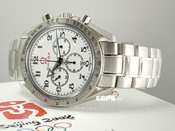 OMEGA 歐米茄 Speedmaster Olympic 超霸 Broad Arrow 32110425004001 <font color=#0080FF>經典闊箭指針</font> 計時碼錶 不鏽鋼 <font color=#FF0000>奧運特別版 2024年保單</font>  自動上鍊 42mm