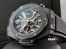 HUBLOT 宇舶 Big Bang Unico 大爆炸 Black Magic 黑色魔力 441.CI.1171.RX <font color=#9c9893>黑陶瓷 鏤空面盤</font> 三日鍊 飛返 計時碼錶 <font color=#ff0000>2023年保單 最新電子式保單</font> 自動上鍊 42mm