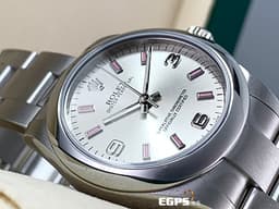 ROLEX 勞力士 177200 Oyster Perpetual OP 31 <font color="#ffcce7">香檳銀面盤 粉色夜光時標</font> 蠔式恆動&nbsp;不鏽鋼材質 自動上鍊 31mm