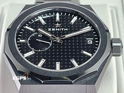 ZENITH 真力時 DEFY Skyline 碟飛 49.9300.3620/21.I001 黑陶瓷材質
 <font color=#FF0000>黑陶瓷材質 黑色四芒星面盤 2024年保單 </font> 自動上鍊 41mm