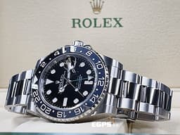 ROLEX 勞力士 GMT-Master II 格林威治型最新款 黑灰雙色圈 126710 GRNR 兩地時間 陶瓷框 <font color=#FF0000>2024年保卡 <font color=#FFFF33>傳承經典復古黑面GMT 搭配優雅黑灰雙色亮面陶瓷框 最先入手~ 壓過全場~ 令人羨慕~ 錯過可惜!!!</font></font> 自動上鍊 40mm