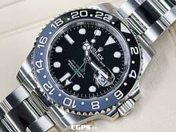 ROLEX 勞力士 GMT-Master II 格林威治型最新款 黑灰雙色圈 126710 GRNR 兩地時間 陶瓷框 <font color=#FF0000>2024年保卡 <font color=#FFFF33>傳承經典復古黑面GMT 搭配優雅黑灰雙色亮面陶瓷框 最先入手~ 壓過全場~ 令人羨慕~ 錯過可惜!!!</font></font> 自動上鍊 40mm