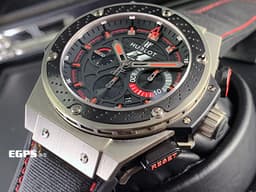 HUBLOT 宇舶 大爆炸 王者至尊 703.ZM.1123.NR.FMO10 計時碼表 鋯金屬材質 半鏤空面盤 浮雕陶瓷表圈 <font color=#FF0000>Hublot F1 King Power 限量500只</font> 自動上鍊 48mm