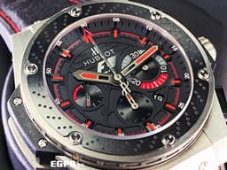 HUBLOT 宇舶 大爆炸 王者至尊 703.ZM.1123.NR.FMO10 計時碼表 鋯金屬材質 半鏤空面盤 浮雕陶瓷表圈 <font color=#FF0000>Hublot F1 King Power 限量500只</font> 自動上鍊 48mm