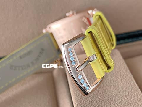 Franck Muller 法蘭穆勒 Color Dreams 952 QZ COL 18K玫瑰金材質 銀白色放射狀雕紋面盤 原廠鑲嵌鑽石錶圈&nbsp;彩色藝術數字時標 石英機芯&nbsp;26x44mm