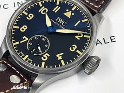 IWC 萬國 Big Pilot`s Heritage 大飛行員傳承腕錶 IW510301 鈦金屬 八日鍊 <font color=#FF0000>全球限量1000只，一手錶未整理極新品，2017年保單</font>  飛行錶 手上鍊 48mm