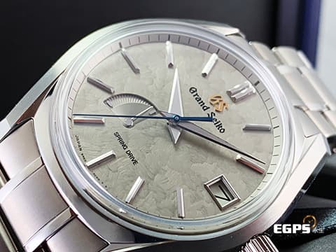 GRAND SEIKO 特級精工 精工 Heritage Collection 系列 62GS TAISETSU SBGA415G 冬天的深雪 高密度鈦合金材質 2026年保單 由「信州時之匠工房」職人組裝 錶盤源自二十四節氣中的「大雪」，淺灰色錶盤宛如白雪覆蓋，大地蒼茫的深雪景象，此時悄然靜謐 自動上鍊&nbsp;40mm