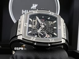 Hublot 宇舶 Spirit of Big Bang 大爆炸 靈魂系列 Meca-10 Titanium 十日鍊 動能顯示 614.NX.1170.RX 鈦金屬 鏤空面盤 <font color="#FF0000">2020年保單</font> 手上鍊 45mm