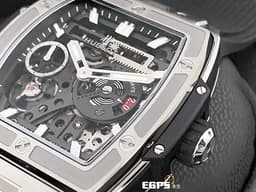 Hublot 宇舶 Spirit of Big Bang 大爆炸 靈魂系列 Meca-10 Titanium 十日鍊 動能顯示 614.NX.1170.RX 鈦金屬 鏤空面盤 <font color="#FF0000">2020年保單</font> 手上鍊 45mm