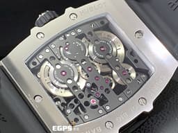 Hublot 宇舶 Spirit of Big Bang 大爆炸 靈魂系列 Meca-10 Titanium 十日鍊 動能顯示 614.NX.1170.RX 鈦金屬 鏤空面盤 <font color="#FF0000">2020年保單</font> 手上鍊 45mm