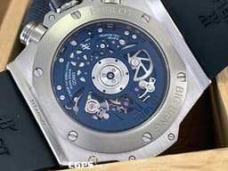 Hublot 宇舶 Big Bang 大爆炸 Unico 鈦金屬 421.NX.5170.RX 飛返計時碼錶 <font color=#70cce1>扎扎實實的細節與質感！品味人士的霸氣首選！消光藍色鏤空面盤！<font color=#FF0000>2024年最新電子保單 三日鍊 飛返計時碼錶 </font> </font>自動上鍊 44mm