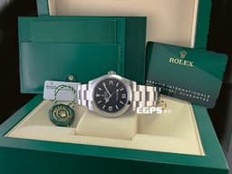 ROLEX 勞力士 Explorer 40 蠔式 探險家一型 224270 <font color=#33CCFF>經典3 6 9夜光時標面盤</font> 不鏽鋼 <font color=#FF0000>新款3230機芯 2024年保單</font> 自動上鍊 40mm