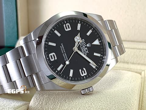 ROLEX 勞力士 Explorer 40 蠔式 探險家一型 224270 經典3 6 9夜光時標面盤 不鏽鋼 新款3230機芯 2024年保單 自動上鍊 40mm