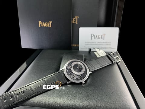 PIAGET 伯爵 Altiplano 系列 Ultimate Manual 鏤空面盤 18K白金 G0A44112 伯爵超薄鑽錶 原廠鑲嵌78顆明亮形切割圓形美鑽（約 0.71克拉） 2023年保單  手上鍊 38mm