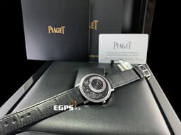 PIAGET 伯爵 Altiplano 系列 Ultimate Manual 鏤空面盤 18K白金 G0A44112 <font color=#FF0000>伯爵超薄鑽錶 原廠鑲嵌78顆明亮形切割圓形美鑽（約 0.71克拉） 2023年保單 </font> 手上鍊 38mm