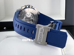 CORUM 崑崙 Admiral's Cup 海軍上將 132.211.04/F373 AB51 <font color="#4169e1">海洋藍色格紋面盤</font>&nbsp;Admiral AC-ONE 45 海軍上將  鈦金屬計時款腕錶 <font color="#FF0000">2022年保單 獨特全球限量100只&nbsp;</font>自動上鍊 45mm