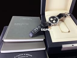 A.LANGE &amp; SOHNE 朗格 SAXONIA系列 DOUBLE SPLIT DATOGRAPH 405.035 <font color="#05f0f0">PT950鉑金材質 飛返計時 大日期窗 動能顯示</font> <font color="#ff0000">2023年保單</font> 手上鍊&nbsp;41mm