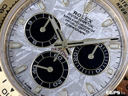 ROLEX 勞力士 Daytona 迪通拿 116508 18K黃金材質<font color="#05f0f0">&nbsp;停產絕版款 獨一無二隕石面盤</font> <font color="#ff0000">2023年保卡</font> 自動上鍊 40mm