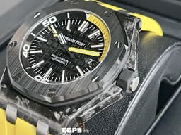 Audemars Piguet 愛彼 AP錶 Royal Oak Offshore Diver 皇家橡樹 離岸型 潛水錶 15706AU <font color=#FF0000>鍛造炭 陶瓷圈 配件齊全，來個與眾不同的潛水錶吧！！</font> 黃呆 42mm