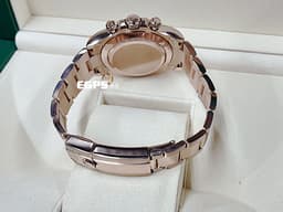 ROLEX 勞力士 Daytona 迪通拿 116505 18K永恆玫瑰金材質 計時碼表 <font color="#ffd780">巧克力熊貓面盤</font> <font color="#ff0000">2021年新式保卡</font> 自動上鍊 40mm