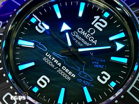 OMEGA 歐米茄 Seamaster 海馬王 215.30.46.21.03.002 PLANET OCEAN 6000米系列 21530462103002 海神波塞頓 Ultra Deep 6000米深淵的極致王者 SUMMER BLUE面盤致敬挑戰者深淵 2024年保單   自動上鍊 45.5mm