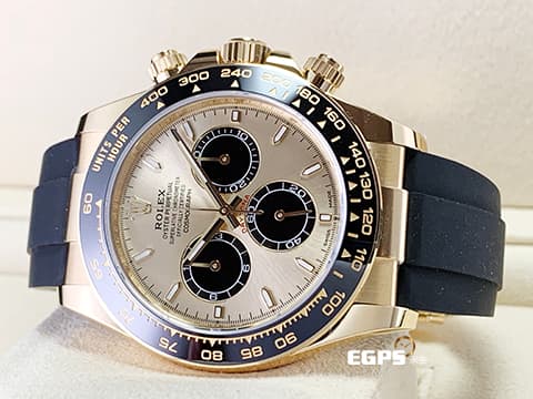 ROLEX 勞力士 Cosmograph Daytona 宇宙計時型 迪通拿 126518LN 余文樂 金色熊貓面盤 18K黃金材質 計時碼表 陶瓷錶圈 最新4131機芯 快調延展錶扣 2024年保卡 126518 LN 歡迎錶友以 PP、AP、勞力士 來店交換，本店將以最高價評估 賽車錶 自動上鍊 40mm