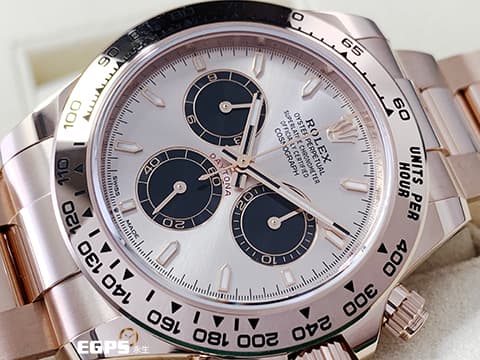 ROLEX 勞力士 Cosmograph Daytona 迪通拿 126505 玫瑰金鍊帶款 計時碼表 2024年保單  原廠亮黑色計時盤及日亮金色面盤   此錶歡迎各路錶友以 PP、AP、勞力士 來店交換，本店將以最高價評估～ 自動上鍊 40mm