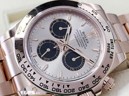 ROLEX 勞力士 Cosmograph Daytona 迪通拿 126505 玫瑰金鍊帶款 計時碼表<font color=#FF0000> 2024年保單 </font> <font color=#f1e1b5>原廠亮黑色計時盤及日亮金色面盤 </font> <font color=#FFFF33> 此錶歡迎各路錶友以 PP、AP、勞力士 來店交換，本店將以最高價評估～</font> 自動上鍊 40mm