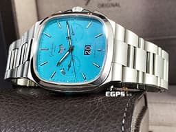 Glashutte Original 格拉蘇蒂 Seventies Chronograph Panorama Date 七零年代 70s 復古<font color="#48a6ce">&nbsp;Disco Blue 迪斯可藍色面盤 限量100只</font>&nbsp;1-37-02-10-02-70 飛返 計時碼表 大日期窗 動能顯示 不鏽鋼材質&nbsp;<font color="#FF0000">2022年台灣公司貨</font>&nbsp;德國錶 自動上鍊 40mm